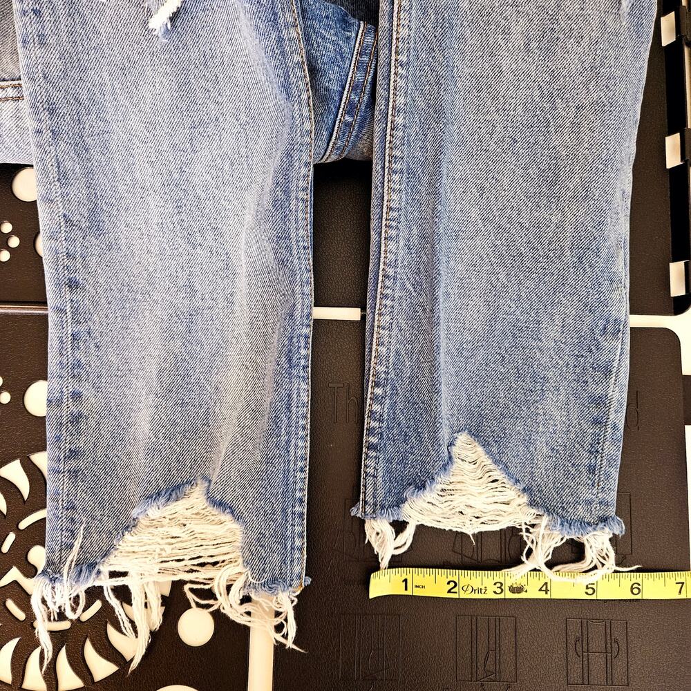 Boyish Denim Jeans Billy High Rise Waist Destroyed Distressed | Women's 25 - Picture 10 of 16
